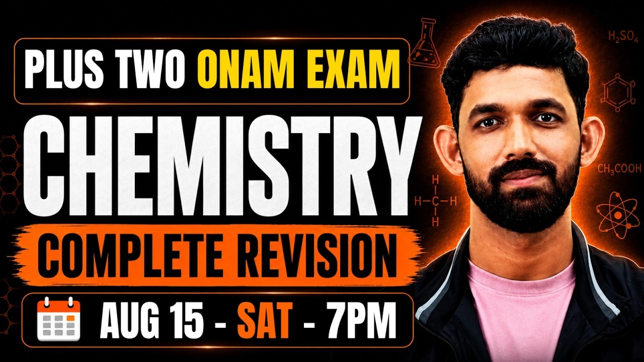 Plus Two Chemistry Onam Exam | Complete Revision | Exam Winner