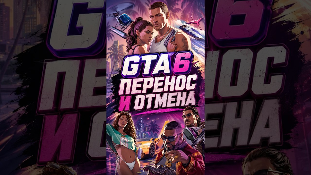 GTA 6 - ОТМЕНА и ПЕРЕНОСЫ ВЫХОДА #gta6 #gta #гта #гта6