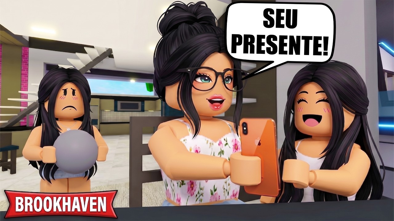 A MENINA EXCLUÍDA PELA MÃE VAI DESCOBRIR UM SEGREDO | Historinhas Brookhaven RP | Roblox