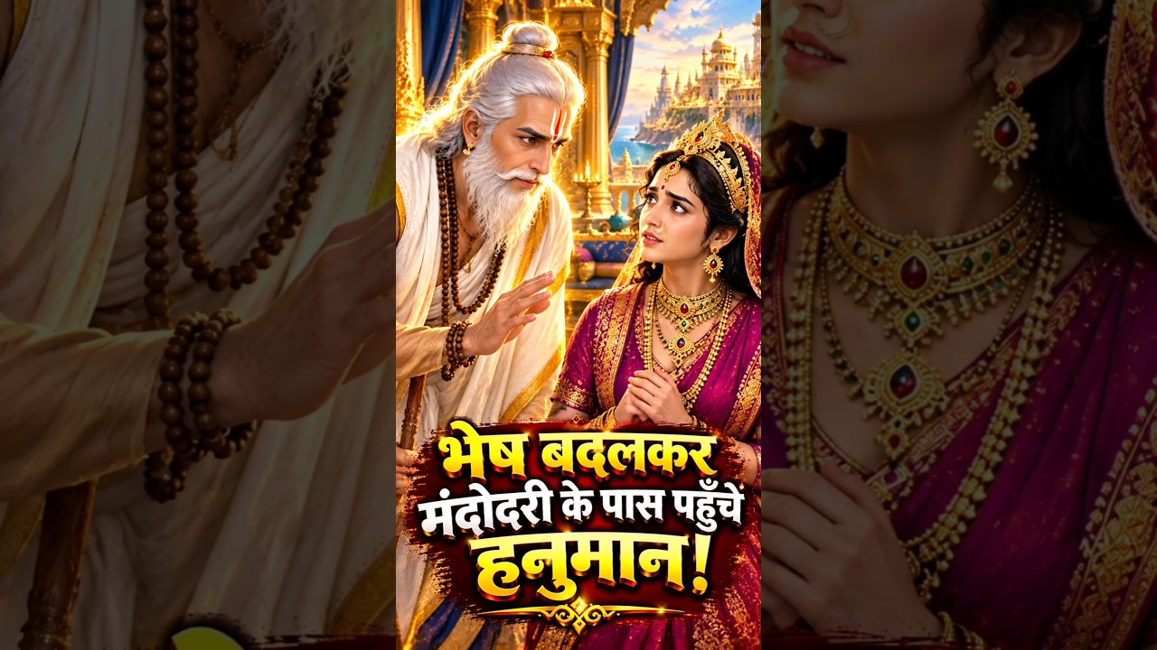 रावण के अंत की शुरुआत! हनुमान जी की चतुराई । @BhaktiPath #ramleela #hanuman #ravan #ramayan #shorts