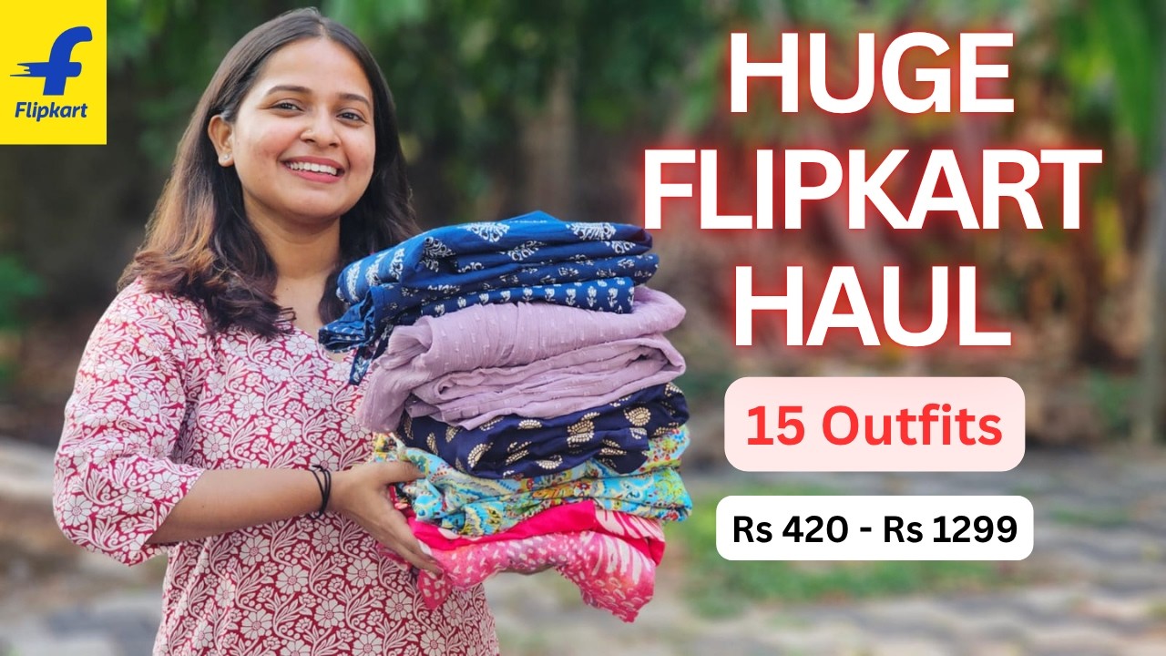 15 Flipkart Kurta Sets, Co-ord sets, Kurtas, Jumpsuits & Dresses Haul | Summer Friendly Outfits