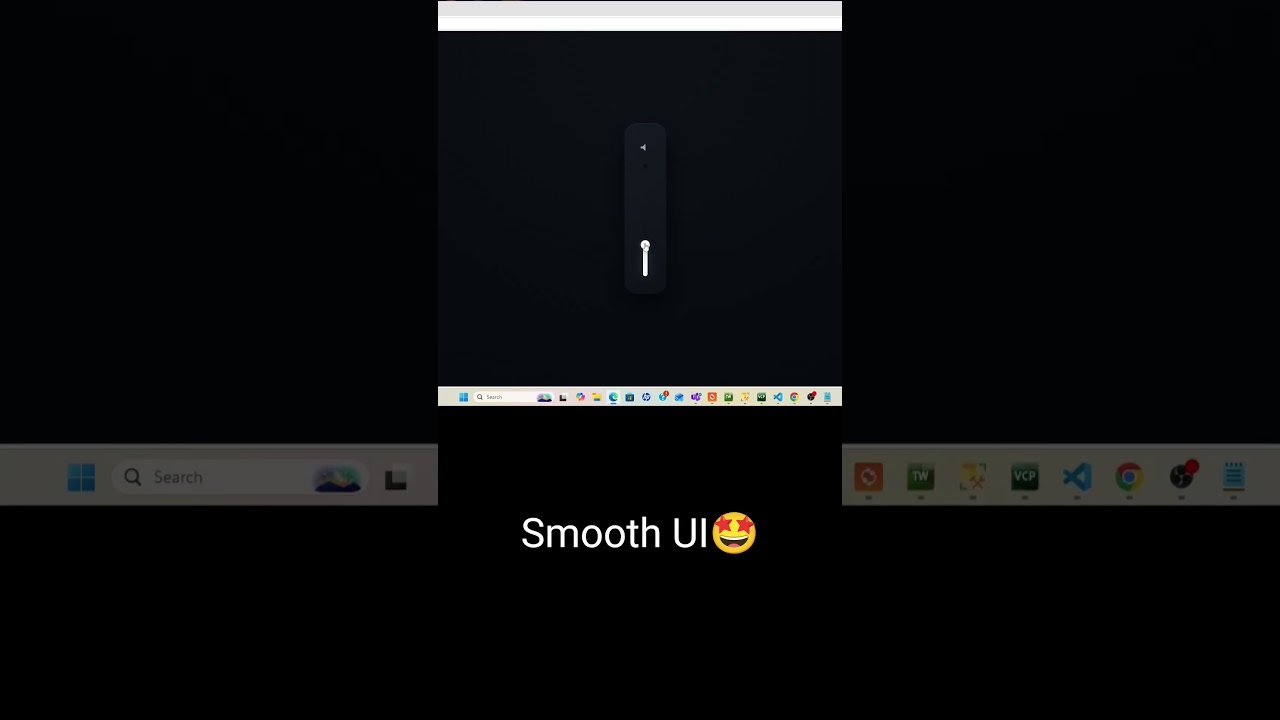 Smooth volume slider in 30sec 🔥...