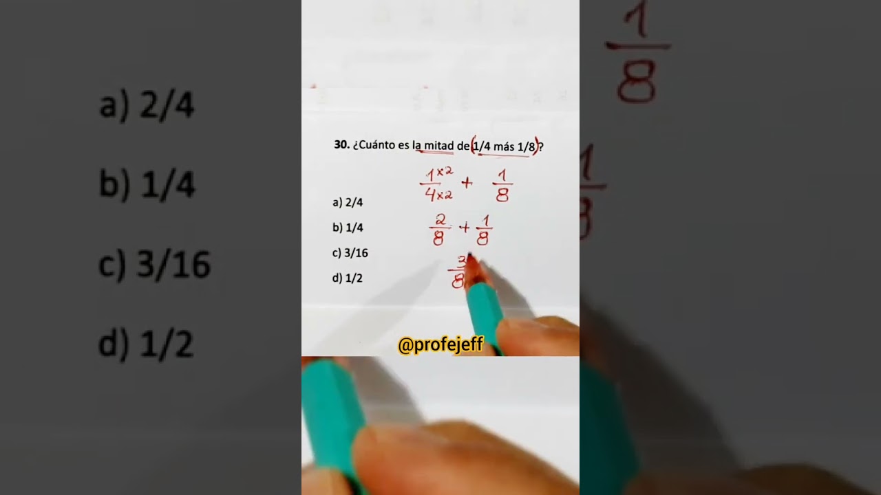 fracciones #profejeff #matematicas #disfrutalasmatematicas #fracciones #fypシ゚viral