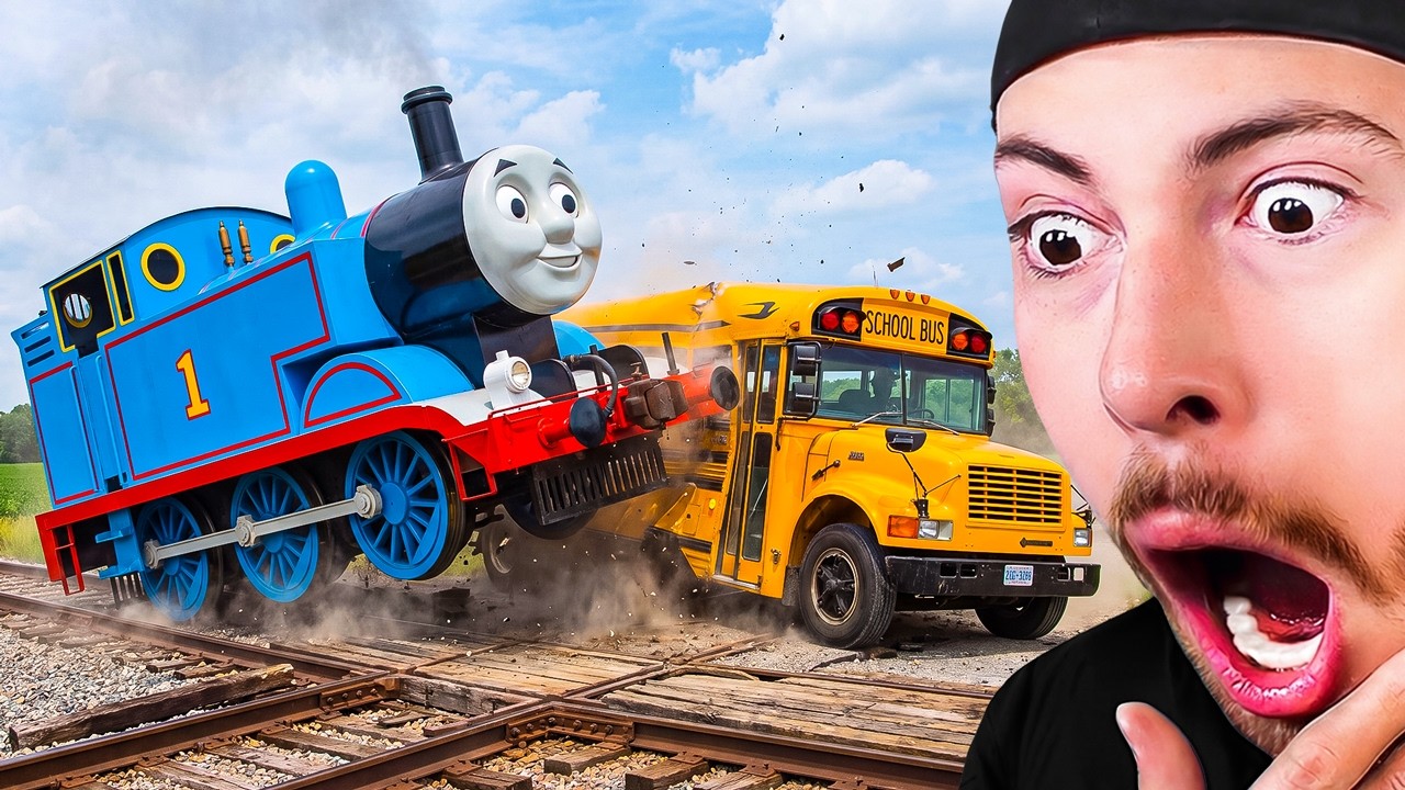 CRAZY Thomas The Tank Engine Crash Animations! (No Seatbelt)