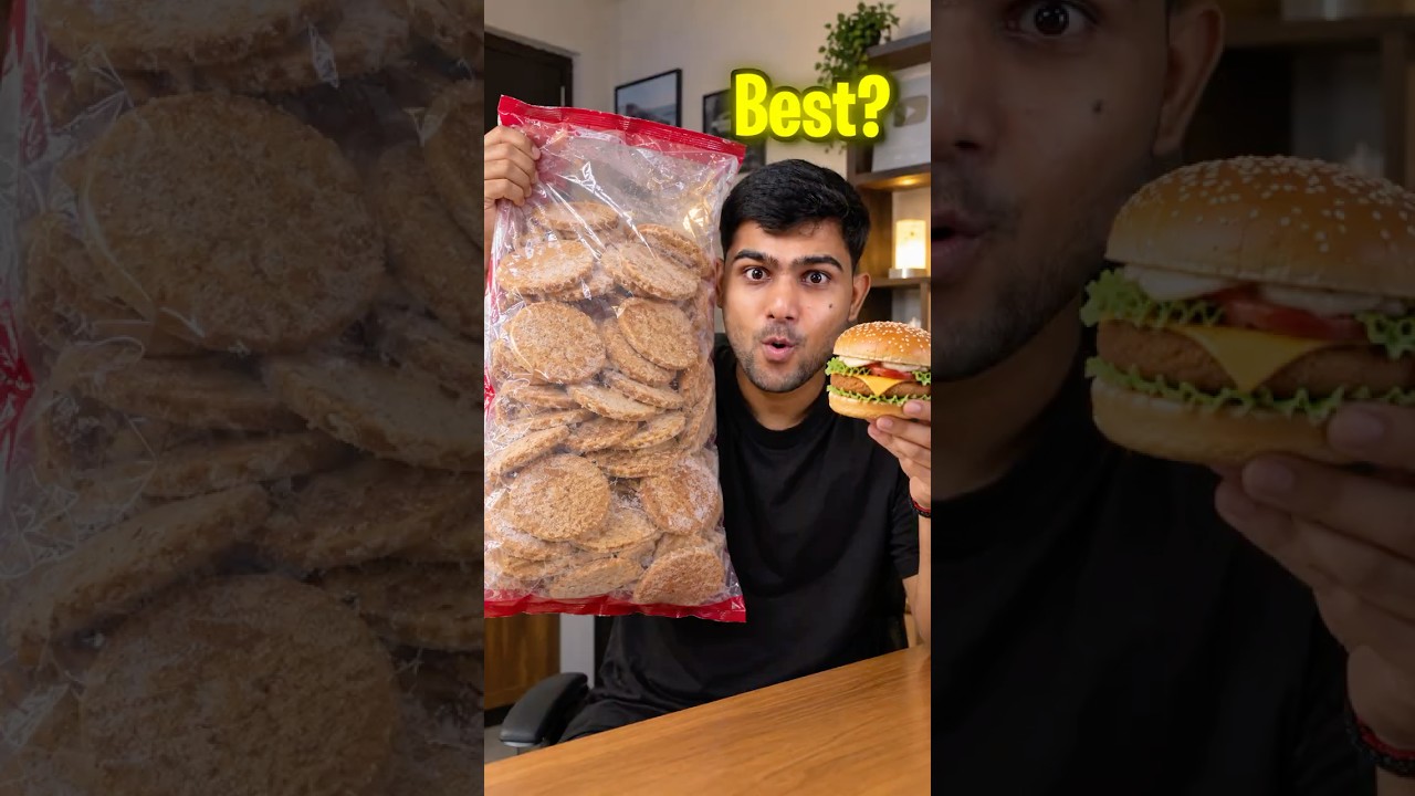 Trying Instant Vs Market : Burger  🍔