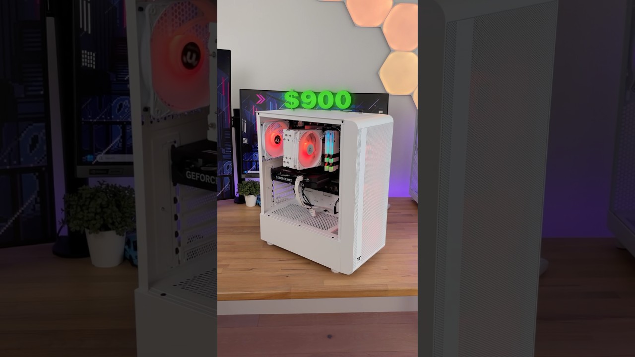 The best $900 gaming pc #nwbuilds #techtok #pcgaming #gamingpc #tech