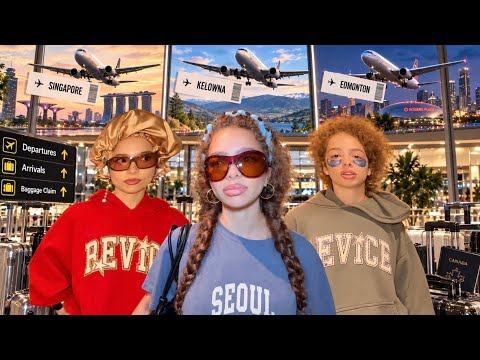 Kalogeras Sisters GO ON THREE PLANES IN 24 HOURS!