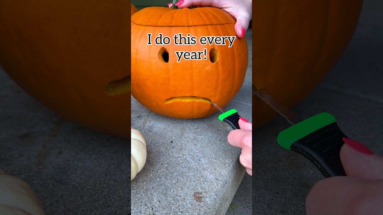 How to make a bird feeder out of an old pumpkins! 🐦‍⬛ #BirdFeeder #birdlovers #pumpkin