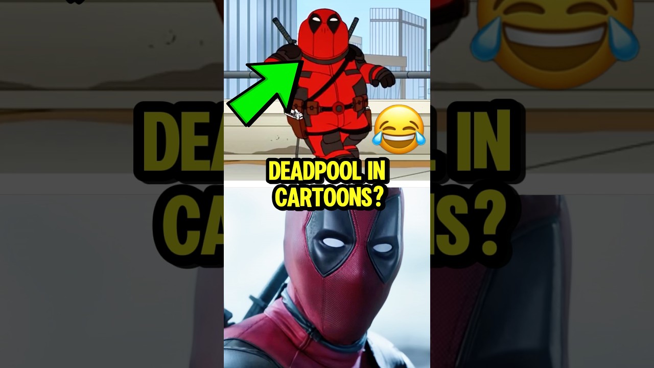 3 Times Deadpool Appeared in Cartoons! 😂🔴
