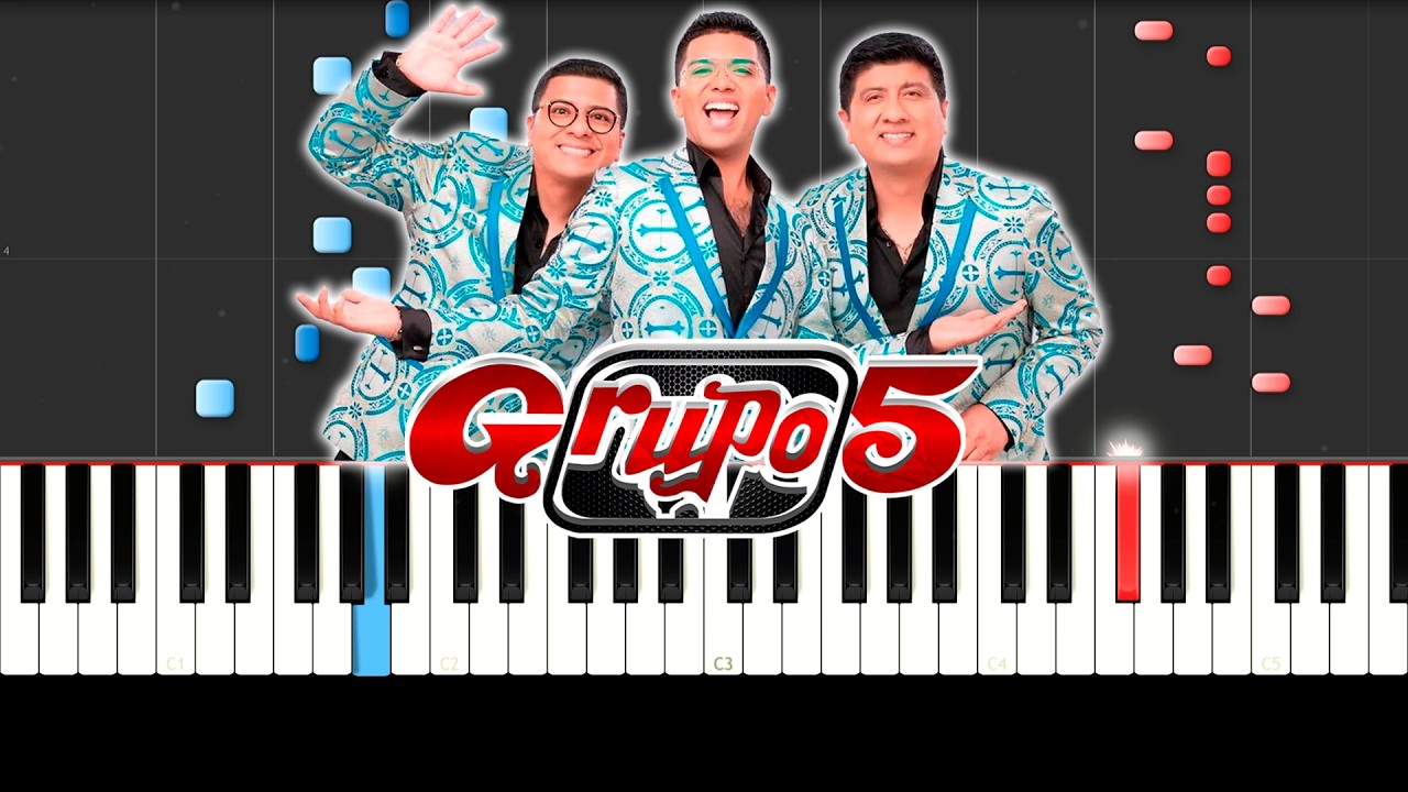 Grupo 5 - Metí Mi Pi .. (El Pícaro) / Cumbia Tutorial / Notas Musicales