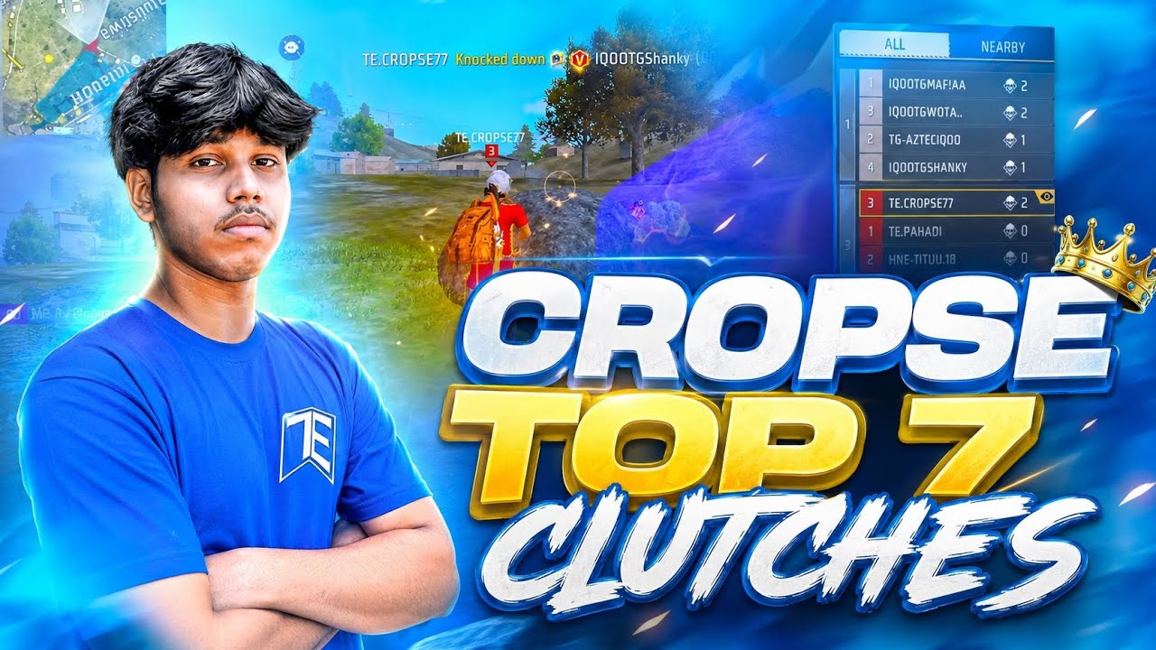 Cropse Top 7 Insane Clutches 🔥 | Best Free Fire Esports Clutch Moments