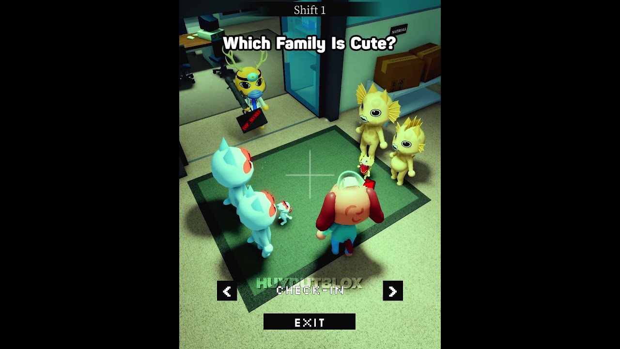 Which Family is Cute?😽😸 #huydutblox #roblox #animalhospital