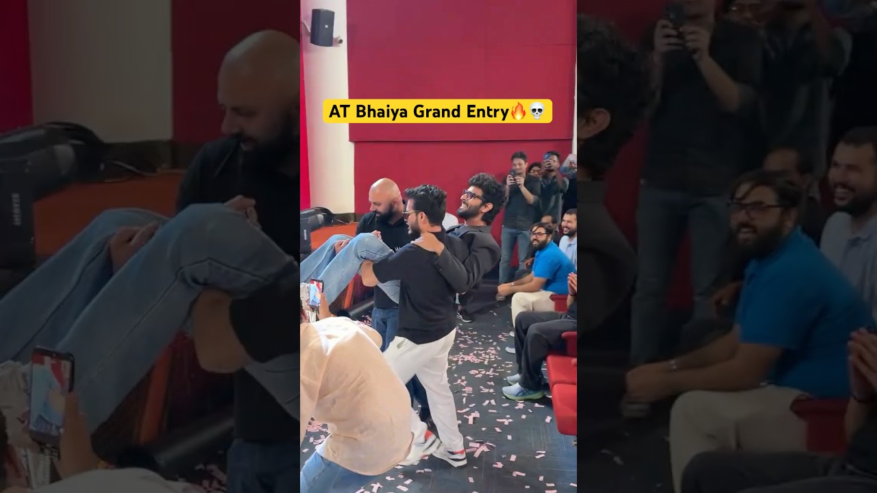 AT Bhaiya Grand Entry 🔥☠️ #class9 #pw