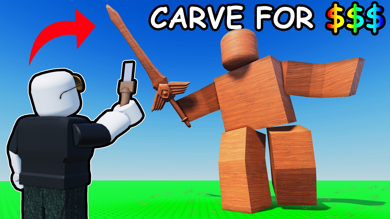 they forced me to CARVE a MASTERPIECE in Roblox...