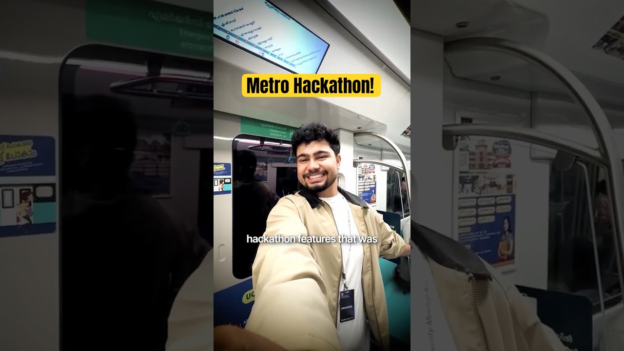 A HACKATHON inside a Metro 👀 | Codex Nightline #hackathon