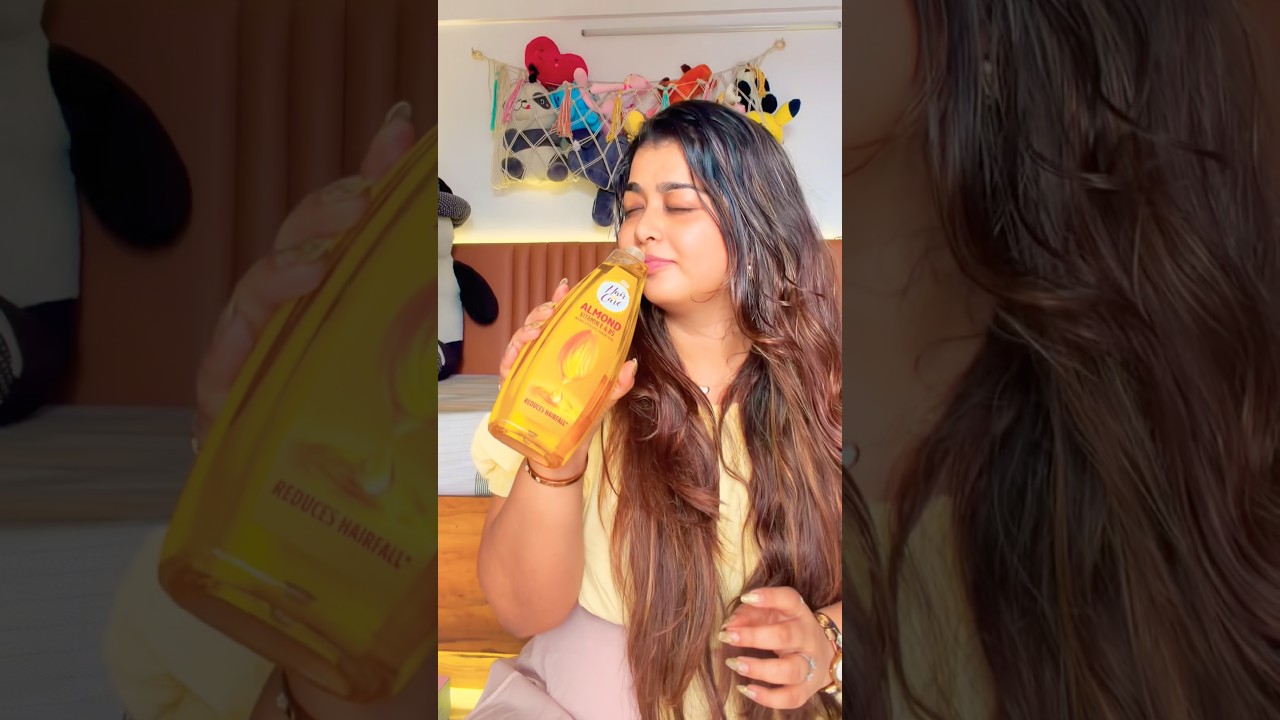 Dadi was right, hum hi reels mein kho gaye thay. 👵💖#Ad #Haircaretips #AlmondKaPoshan #BackToBasics