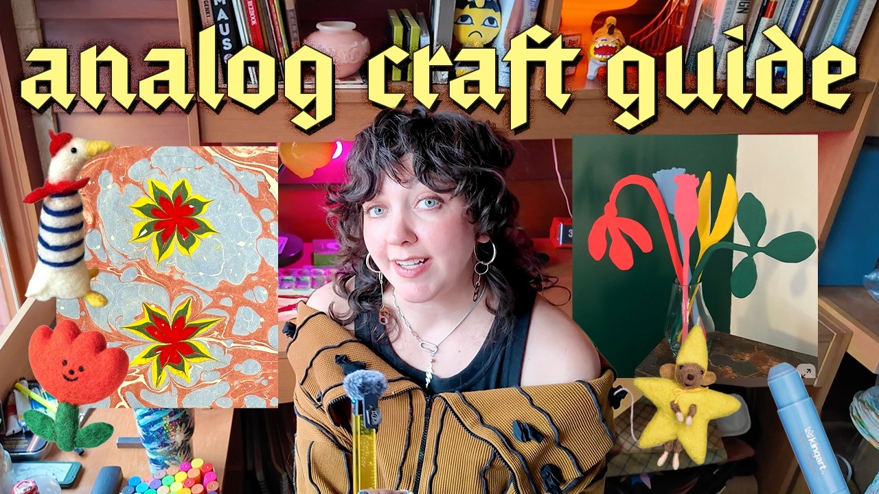 A guide to crafts for people who hate to be bad at things .𖥔 ݁ anti-burnout craft ideas