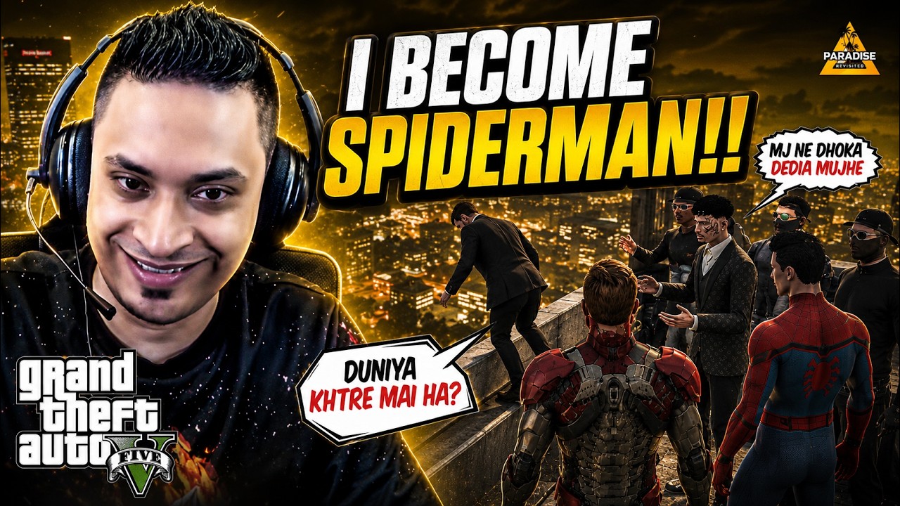 I BECAME SPIDERMAN 😂 GTA 5 RP GAMEPLAY | MRJAYPLAYS