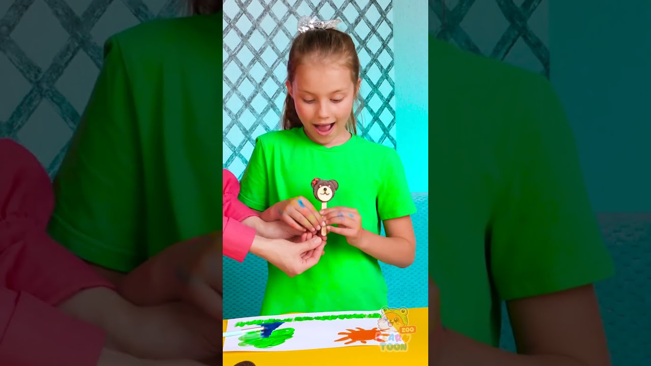 Cookie to Bear! 🍪 Let’s Make a Bear Treat! 🐻 #DIY #Shorts