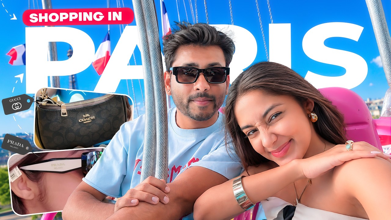 DYNAMO & GHOCHU SHOPPING IN PARIS | PARIS To INDIA Flight ✈️