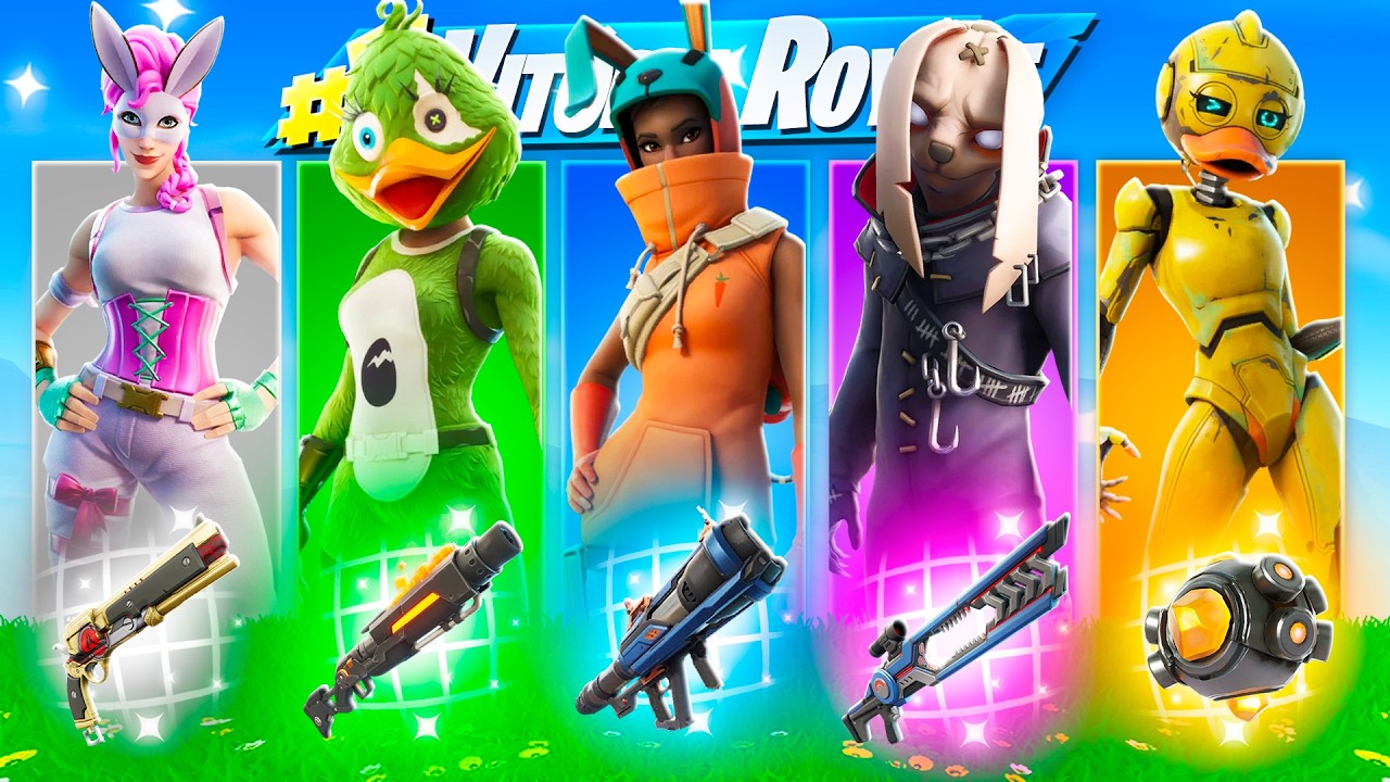 DESAFIO ALEATÓRIO de PÁSCOA no Fortnite
