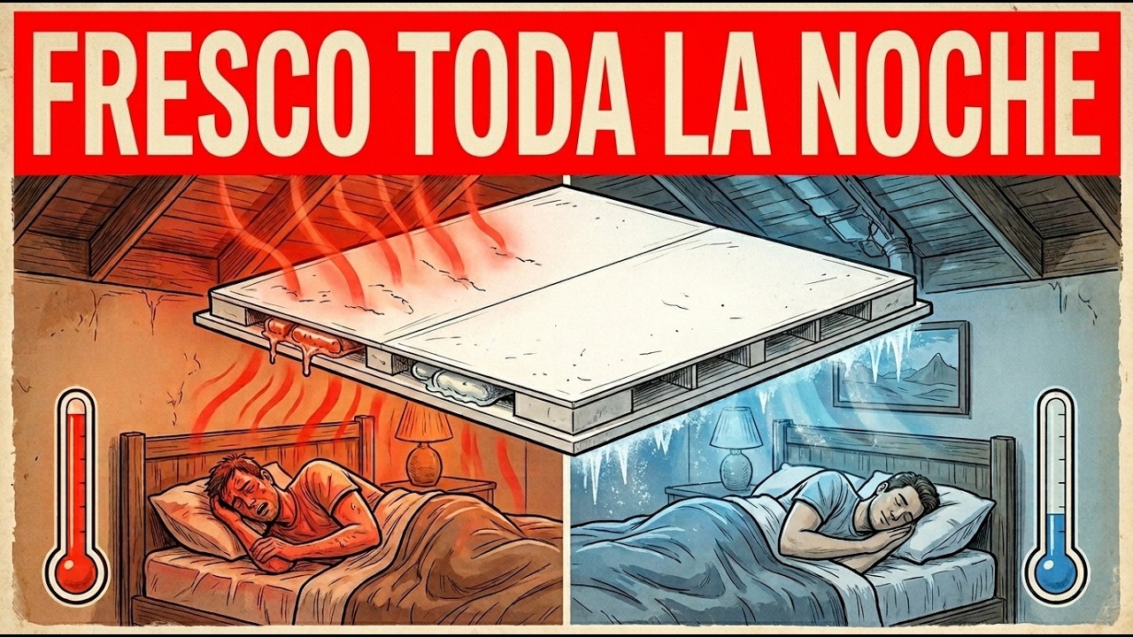 Esta baldosa de cera de 9€ enfría cualquier habitación 15°F para siempre (Ciencia explicada)