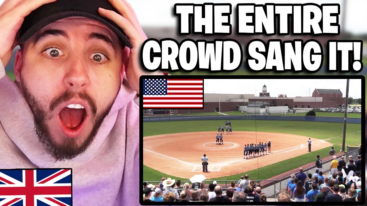 Brit Reacts to They Refused to Play the US National Anthem, So They SANG it!