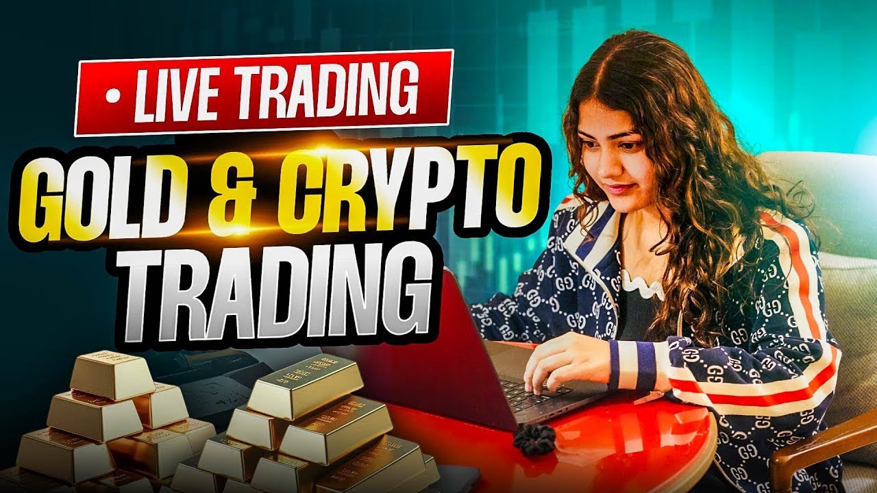 Live Gold, Crypto Trading |  24 JUNE | #goldtrading #cryptotrading #bitcoin - MANSI