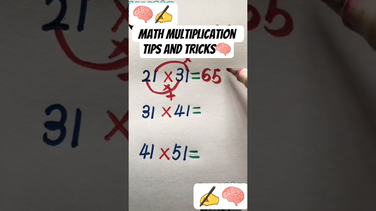 quick and easy math multiplication tips #math #mathematics #education #shortsfeed #shorts #school