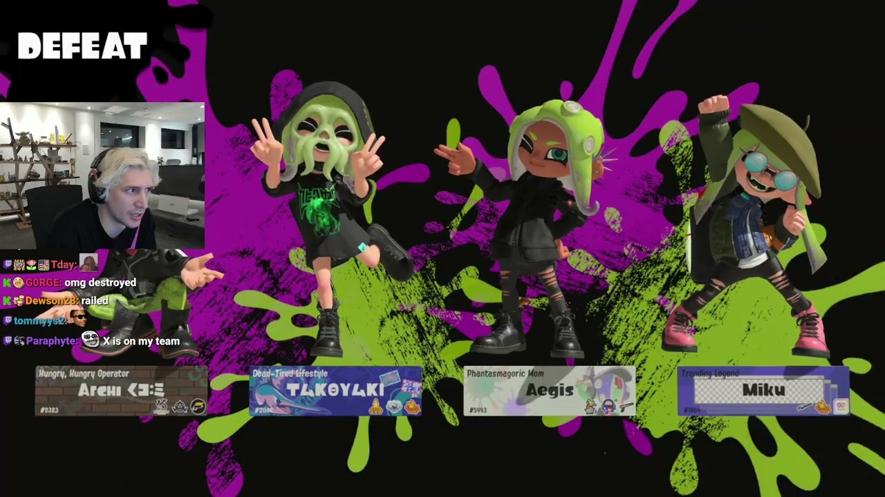 xQc Plays SPLATOON 3