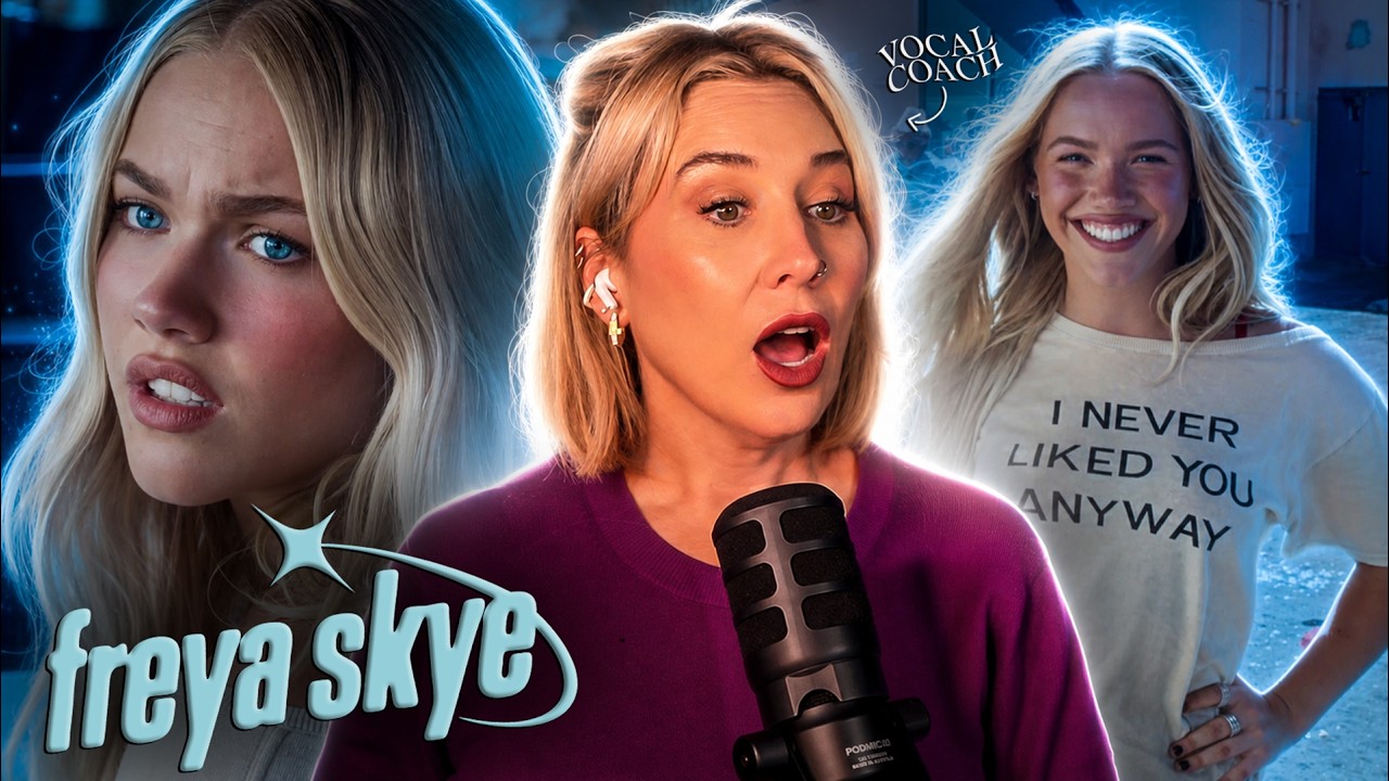 “She’s SO TALENTED!!” Vocal Coach is SHOOK Freya Skye - “Bad Taste”!