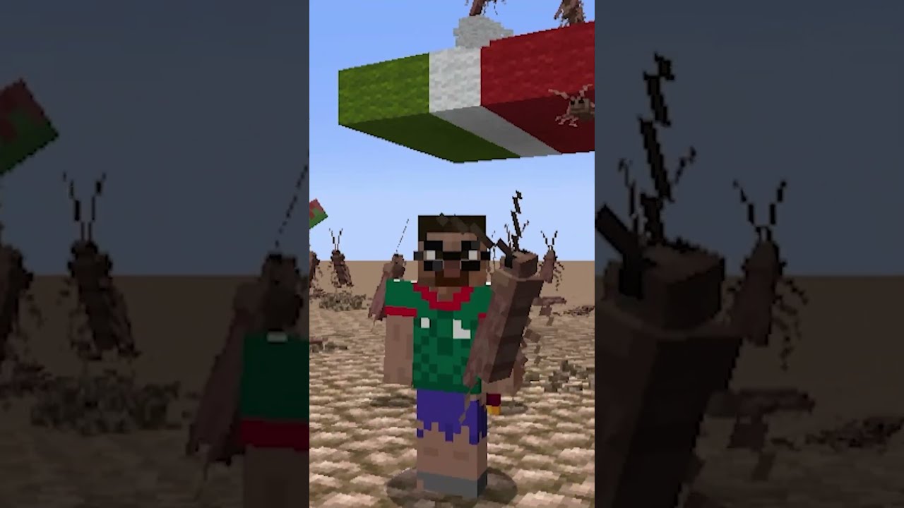 La cucaracha la cucaracha 🎶🎶 #minecraft #minecraftshorts #humor #humorviral #hierro #mexico