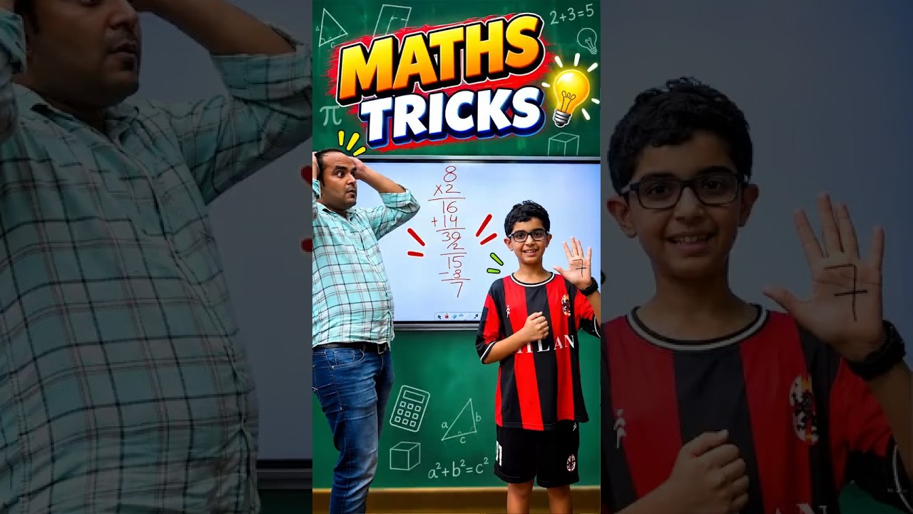 Maths Magic || Bina Dekhe Number Bata Diya! 😱 #Shorts #MathMagic #RomaArya