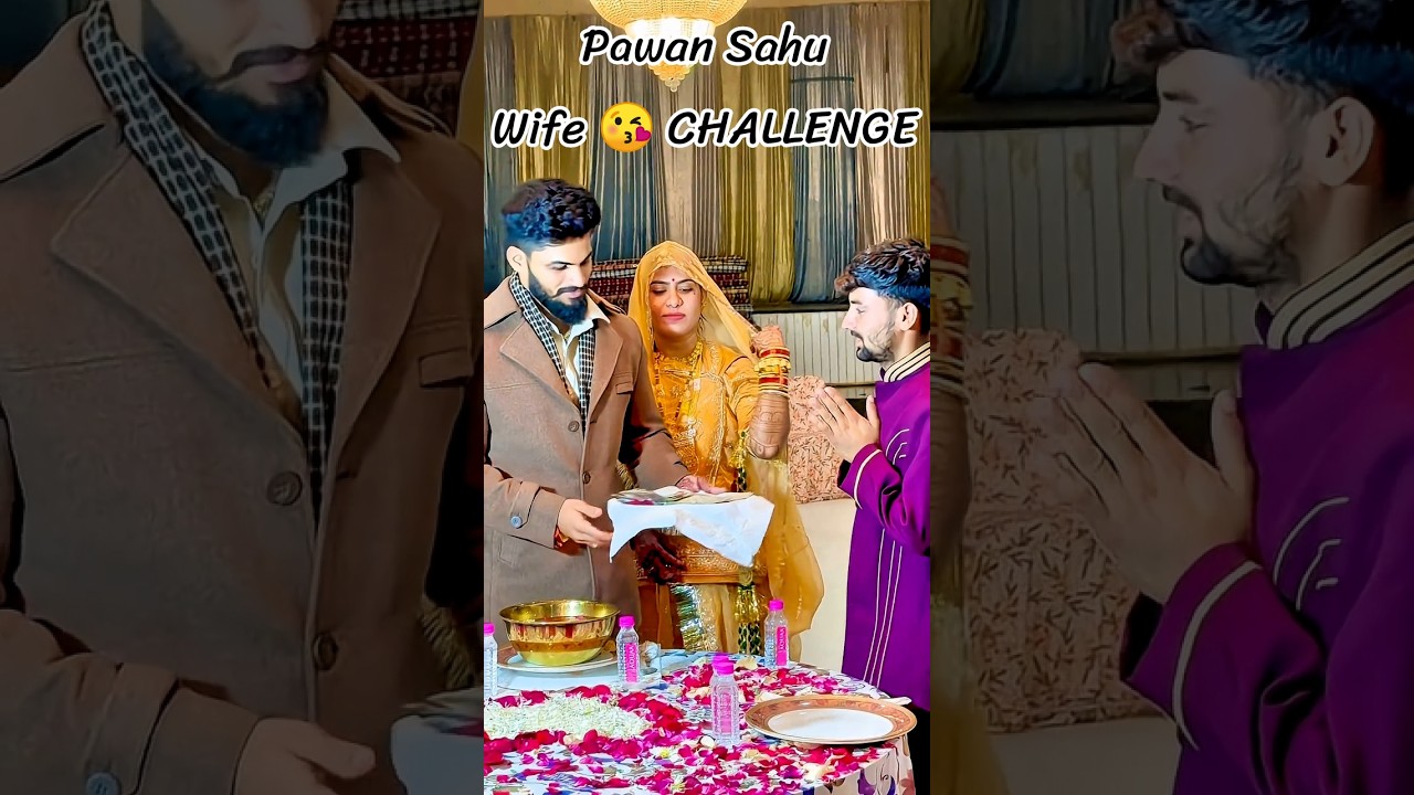 Pawan Sahu ki Patni Ne Diya Challange 🤯😳🤯|| #pawansahu #motivation #shorts #challenge #viral #video