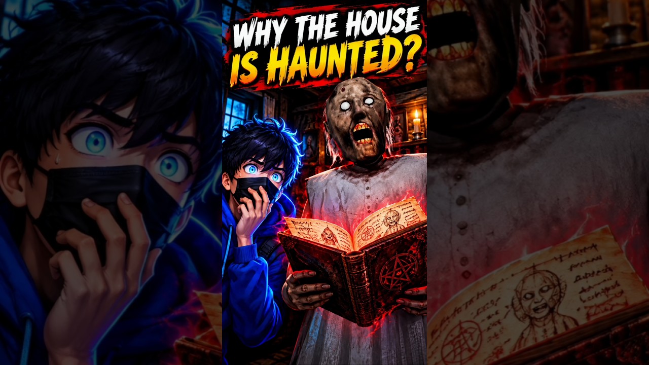 Why Is Granny's House Haunted? 😱 The Dark Book Secret! #shorts #granny