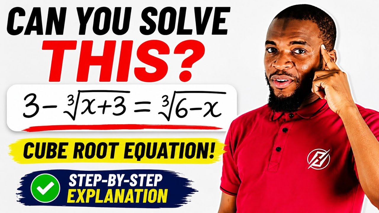Can You Solve This Cube Root Equation? | Step-by-Step Solution