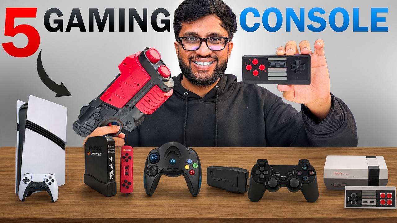 TESTING 5 UNIQUE VIDEO GAME CONSOLES !