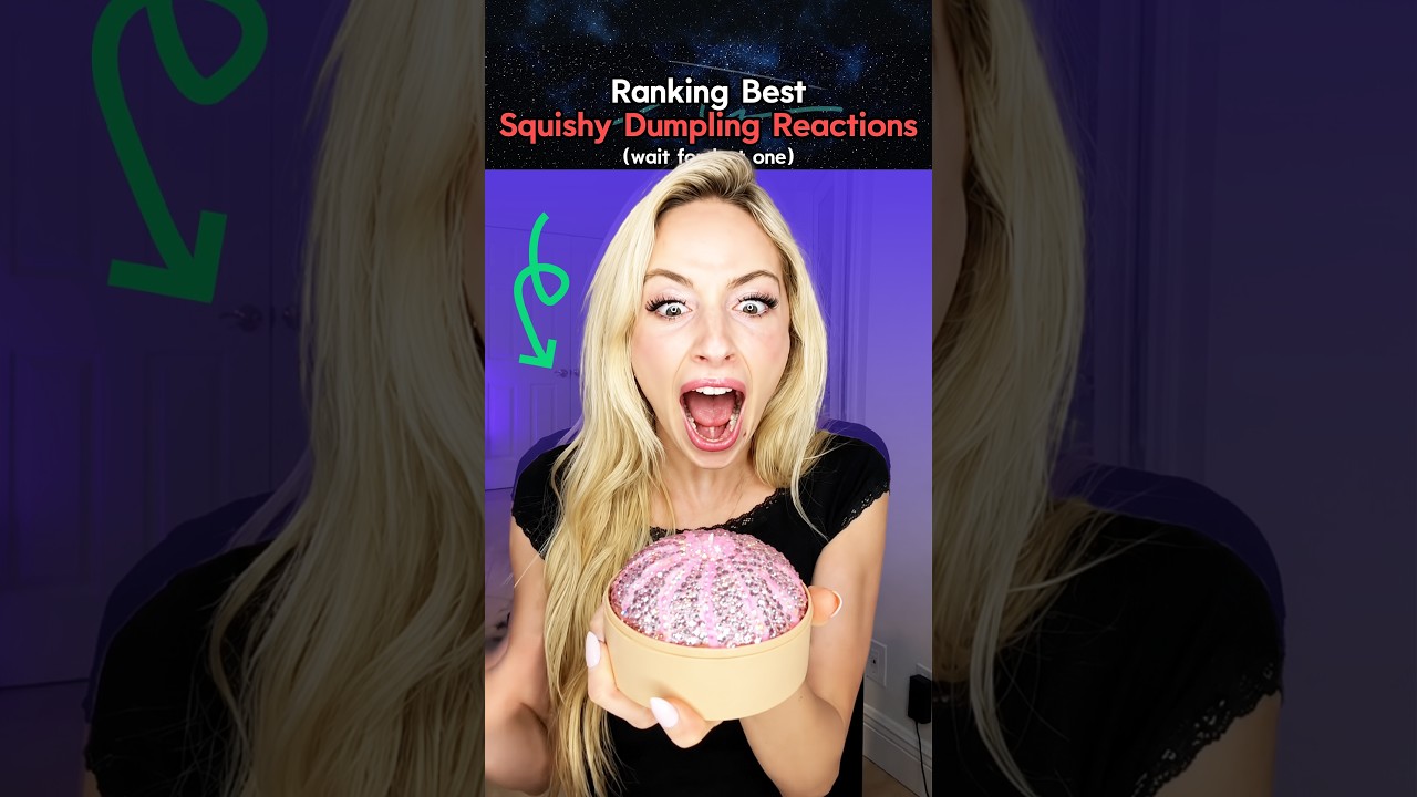 Ranking Best Squishy Dumpling Reactions😭😭 #usa  #shorts
