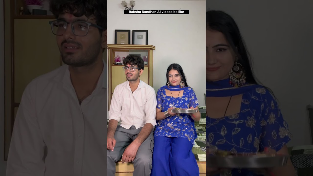 Raksha Bandhan Ai Video be like🤣#rakshabandhan #bhai #bahan #funnyvideo #ai #comedy #viral