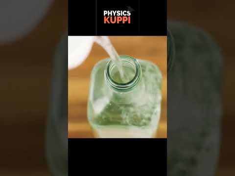 Interesting Physics - Surface Tension (පෘෂ්ඨික ආතතිය) experiment | AL Physics #Shorts
