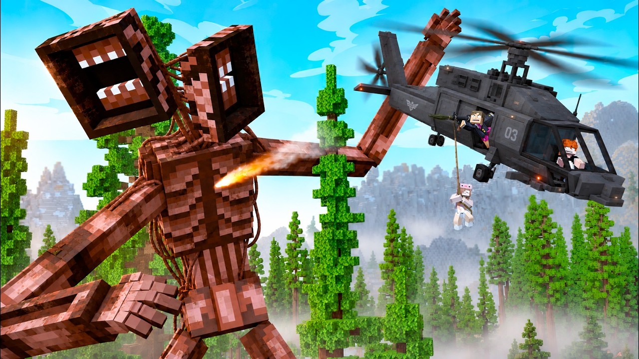 ILHA de SIREN HEAD no MINECRAFT! (TREVOR HENDERSON)