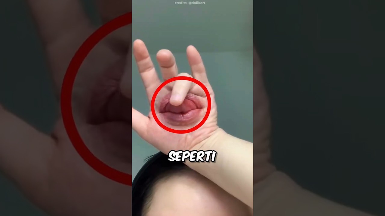 Telapak Tangannya Punya Mulut?!