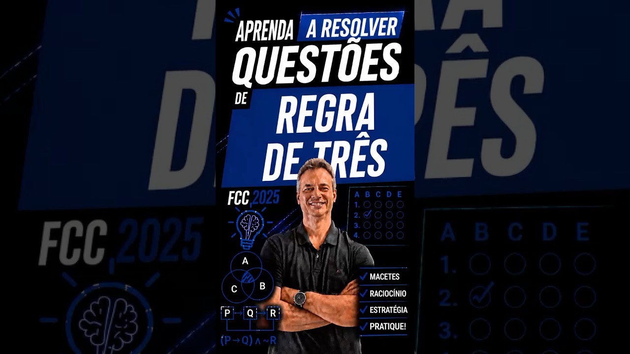 FCC25S011 – APRENDA A RESOLVER QUESTÕES DE EQUAÇÕES DO 1º GRAU DA BANCA FCC