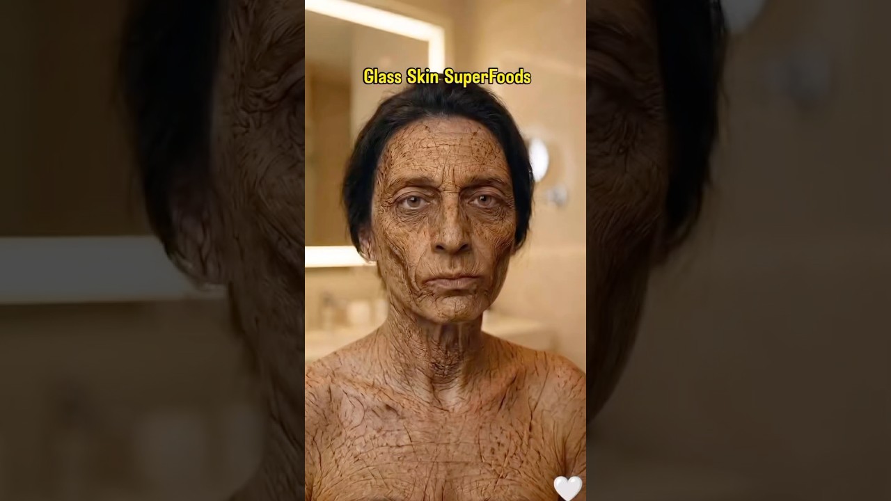 ASMR 6 glass skin super food#asmr #asmrsounds#asmrvideo#viral #shorts #glassskin#glass#skin#skincare
