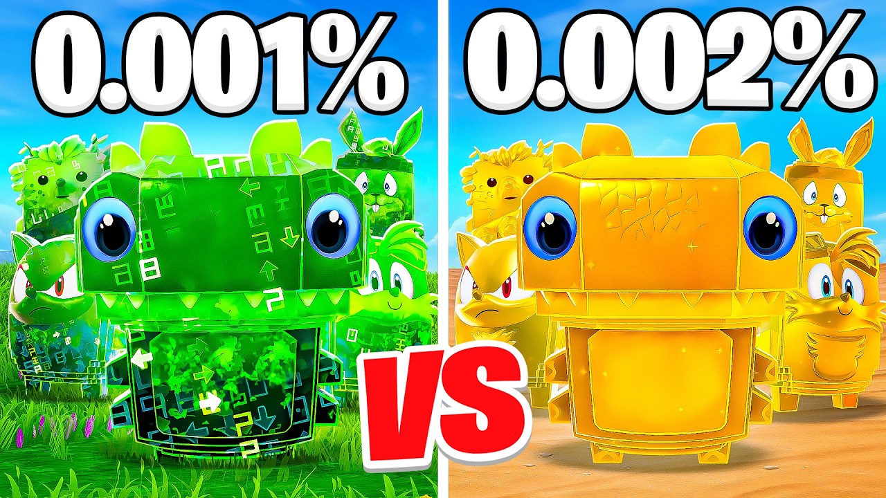 CHEAT vs GOLD Sprite Hunt in Fortnite!