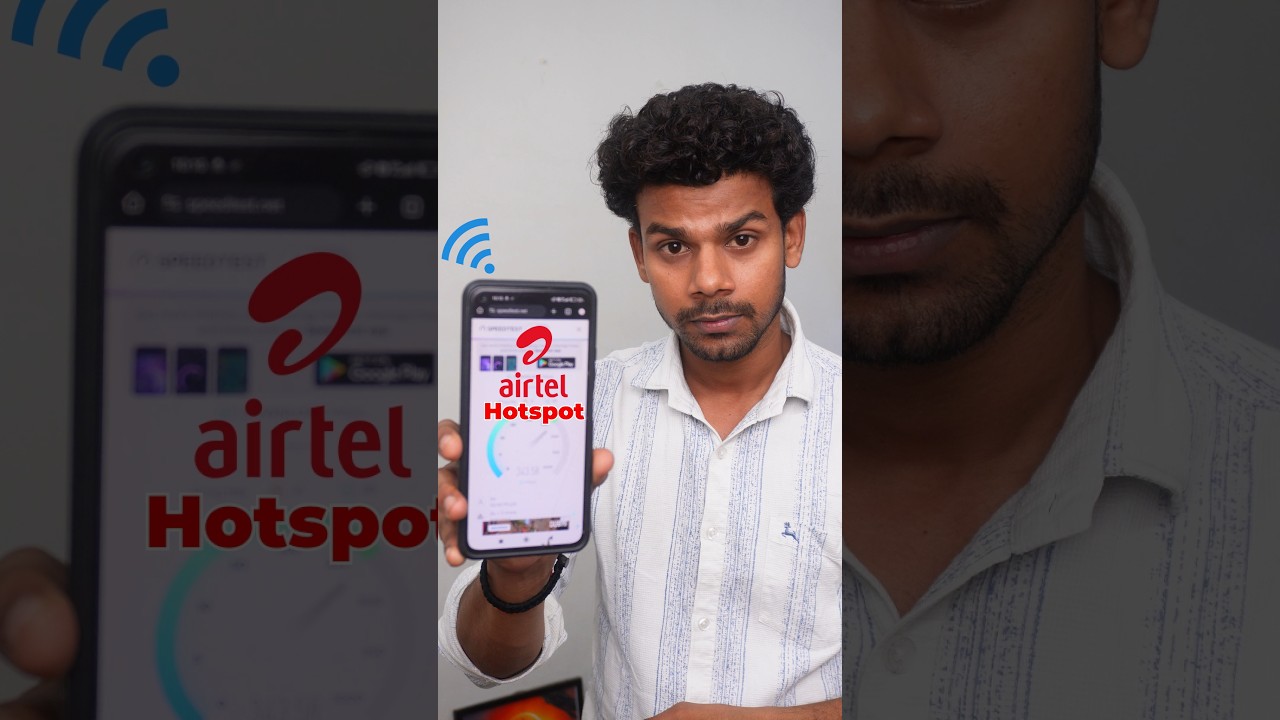 Did Airtel really ban Hotspot sharing 🌐 #shorts #hotspot #airtel5g