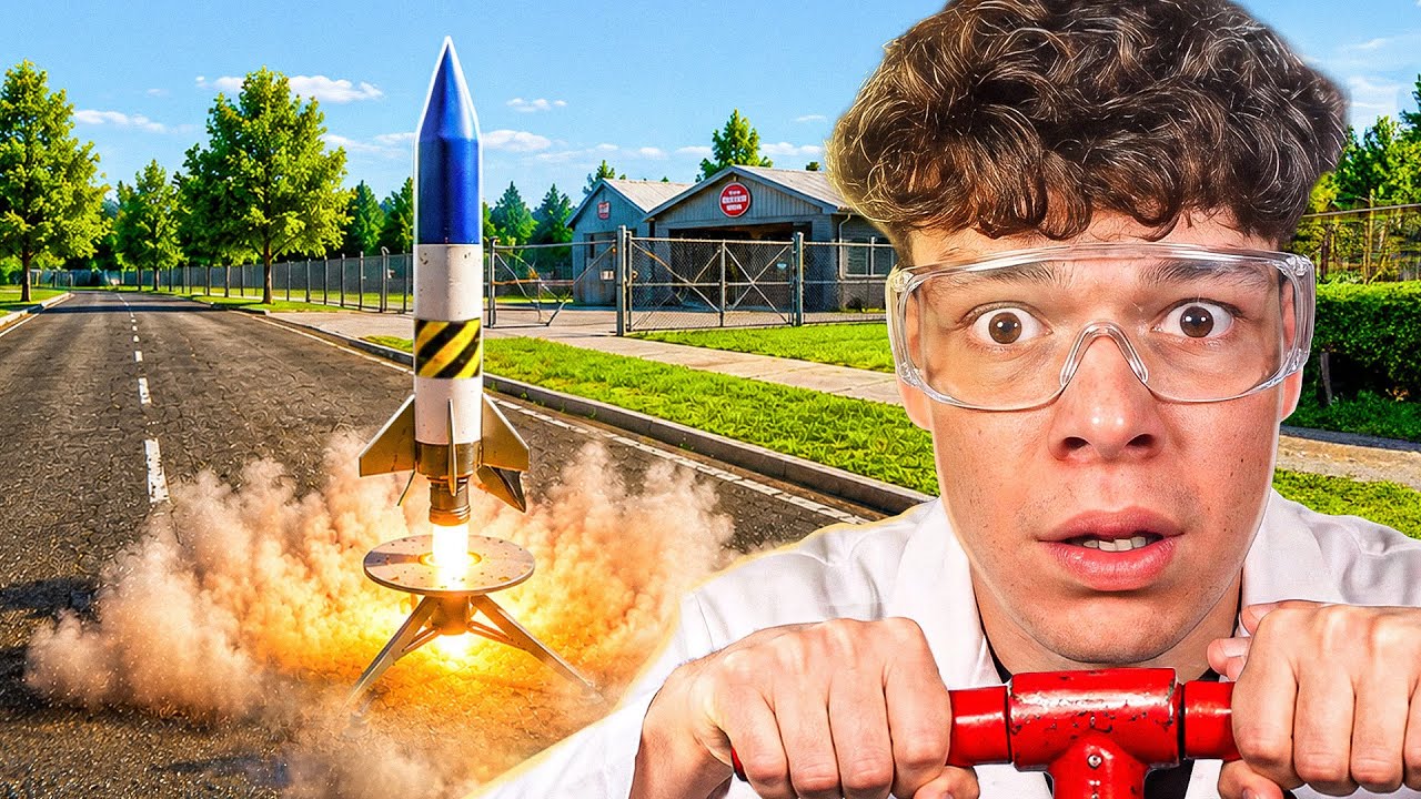 Ich Baue ILLEGALE Rakekten im Keller…
