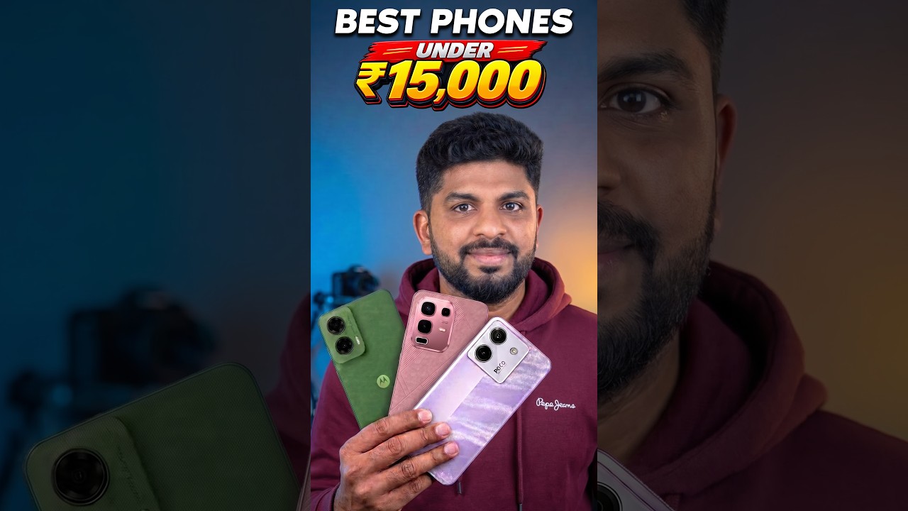 ⚡ Under ₹15K – Best Mobiles This Month! 🔥#shorts #bestphonesunder15000 #trending