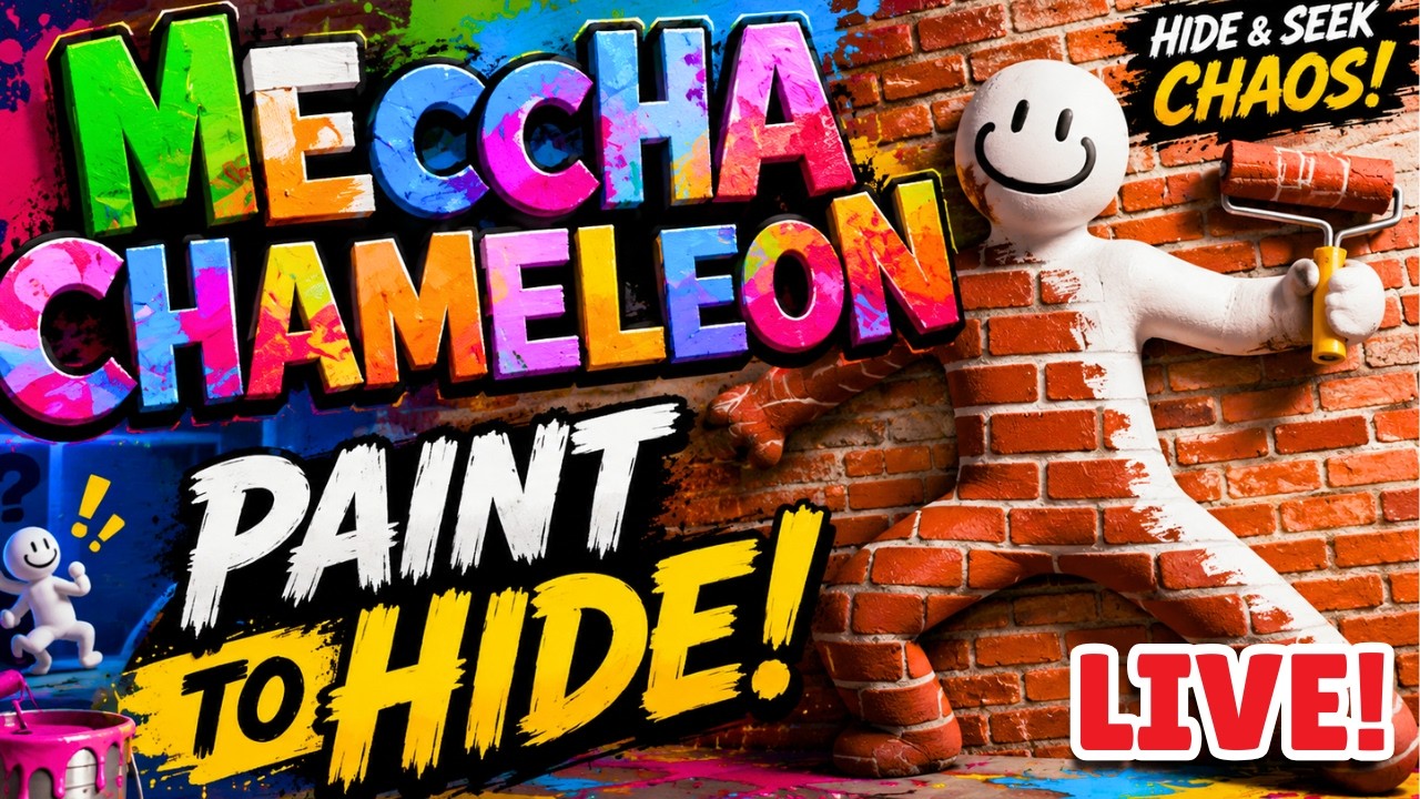 MECCHA CHAMELEON 😱🦎 | I Found the PERFECT Disguise! | !lights
