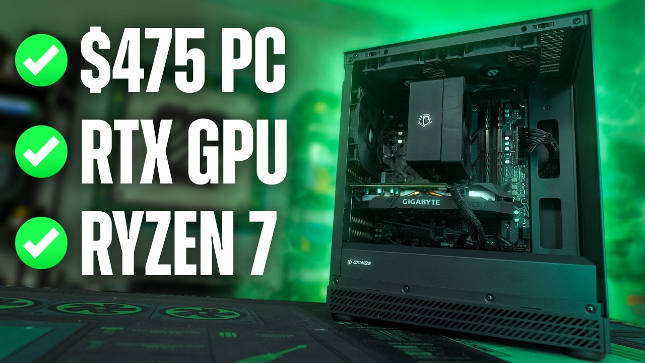 $475 Gaming PC - 1080P Perfection